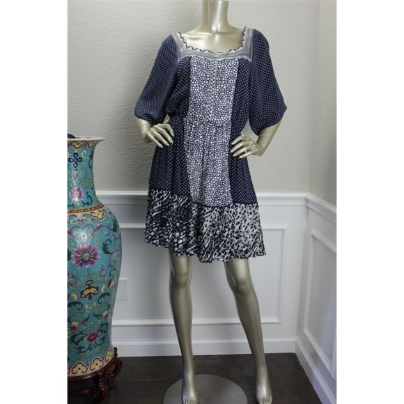 NWT CHLOE Blue White Polka Dot Lace Animal Print Bohemian Dress 8 is  available for purchase on au PAY Market - Imported Goods Online Store  Co.Ltd. | au PAY Market - Online Shopping Site